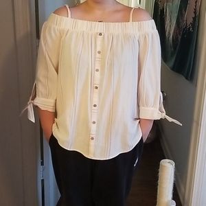 Of the shoulder blouse